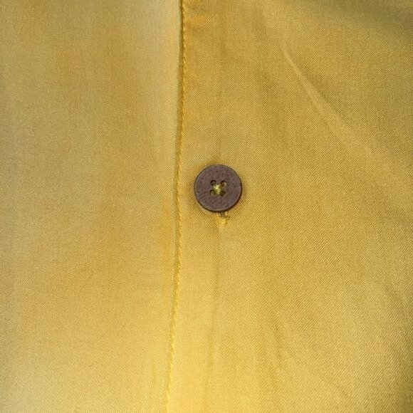 KS Island Yellow Short-Sleeve Button-Up Shirt Mens Size XXXL - Picture 9 of 10